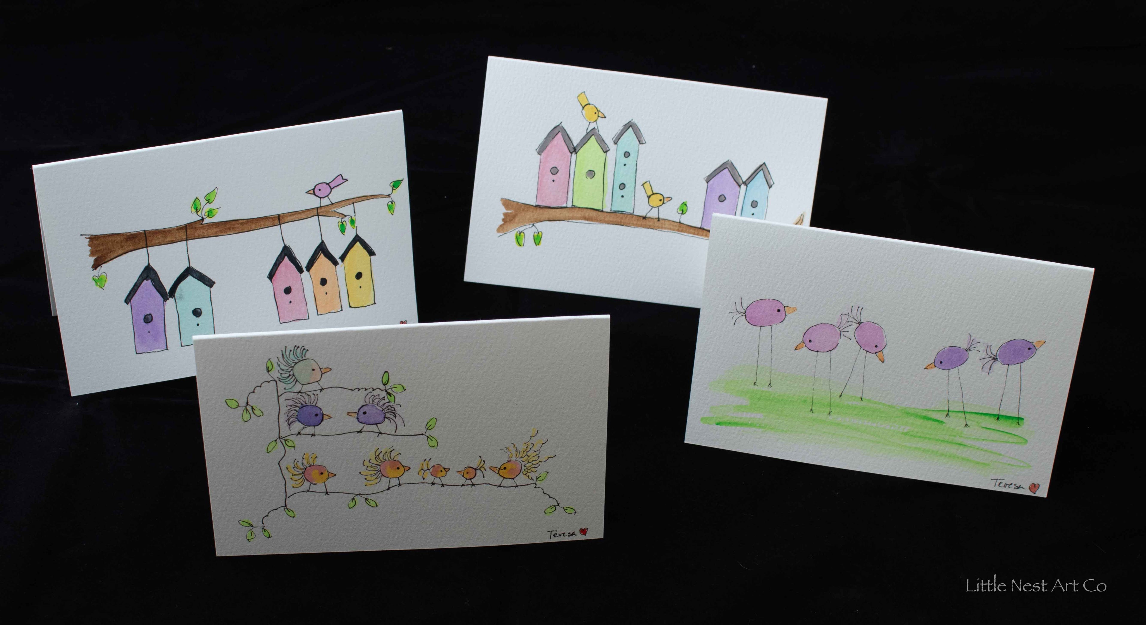 watercolor greeting cards