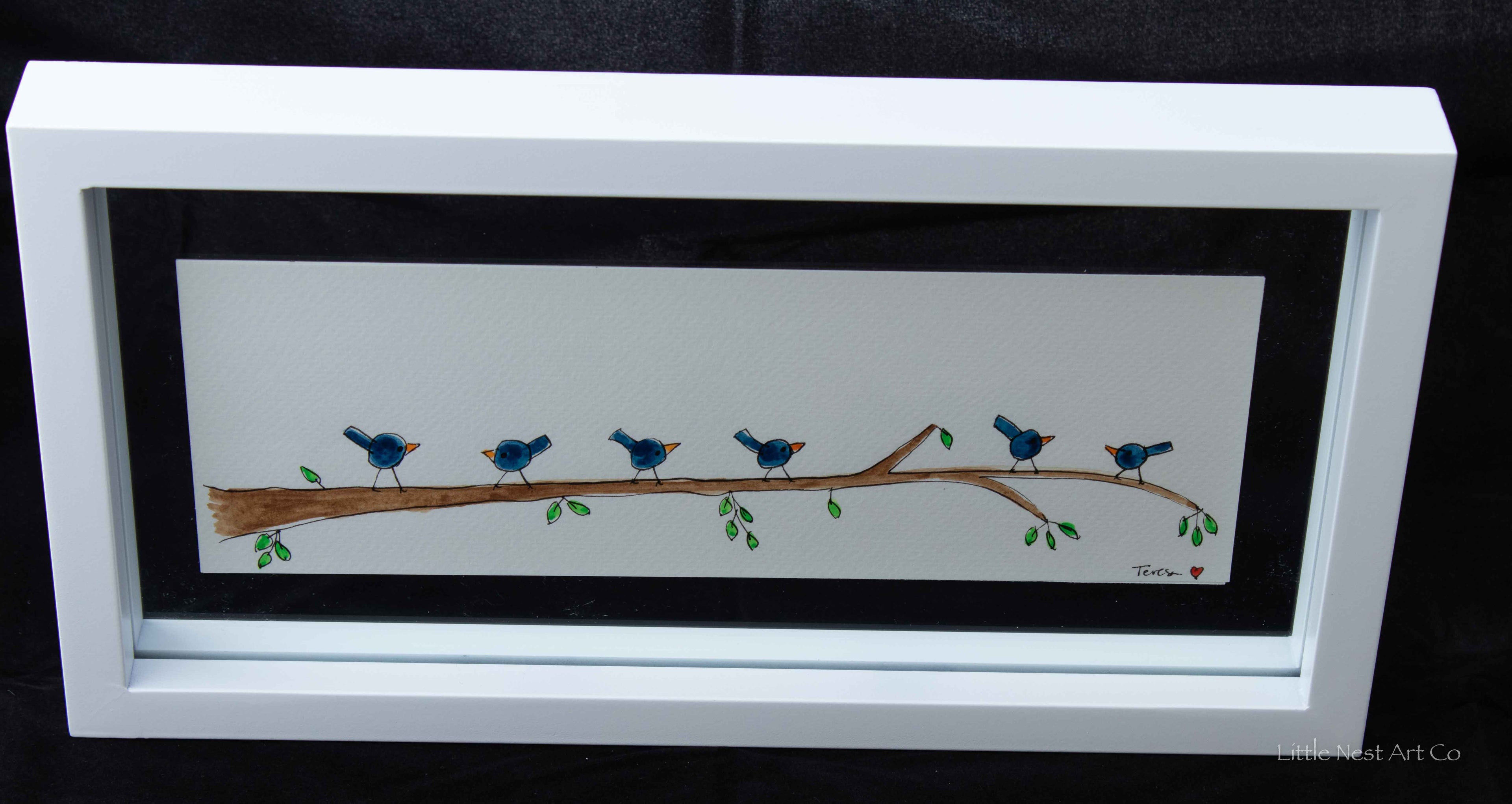 Original 6x12 Watercolor Double Sided