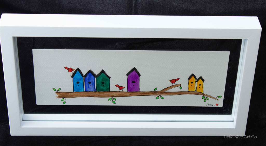 Original 6x12 Watercolor Double Sided