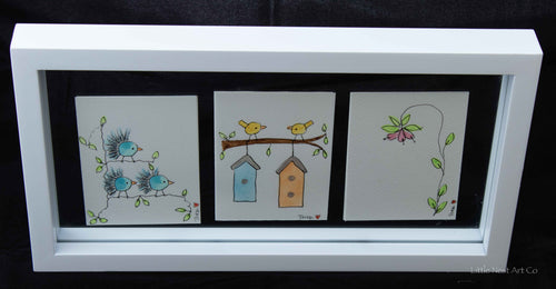 Original 6x12 Watercolor Double Sided