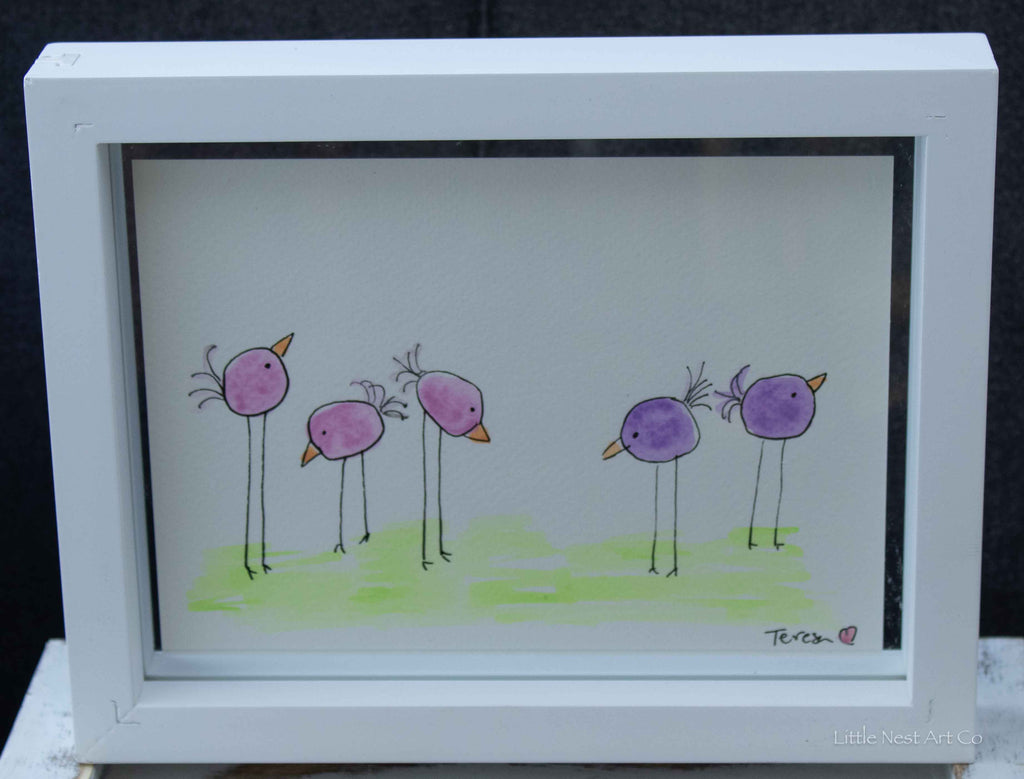 Original 6X8 Watercolor Double Sided